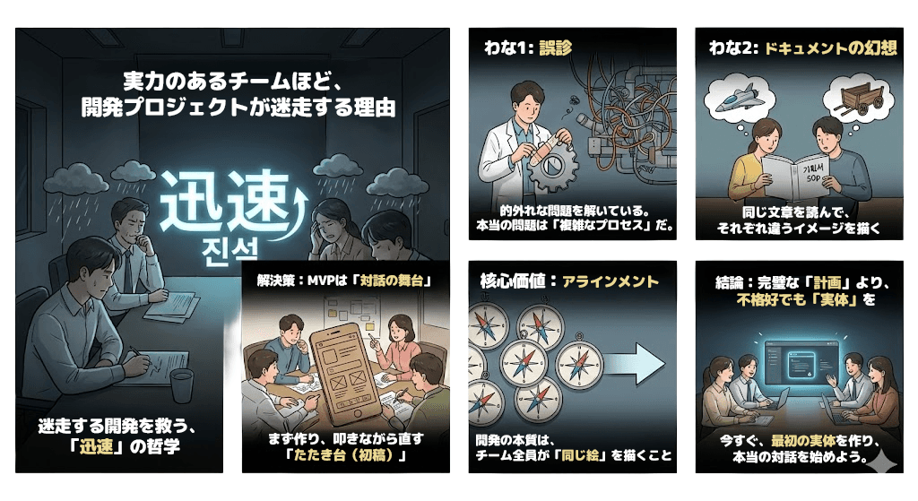 プロジェクト失敗の原因 - 整列の可視化